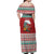 Shaka Sign Skull Mele Kalikimaka Personalized Off Shoulder Maxi Dress Hawaiian Quilt Pattern - Polynesian Pride