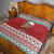 Shaka Sign Skull Mele Kalikimaka Personalized Quilt Hawaiian Quilt Pattern - Polynesian Pride