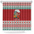 Shaka Sign Skull Mele Kalikimaka Personalized Shower Curtain Hawaiian Quilt Pattern - Polynesian Pride