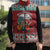 Shaka Sign Skull Mele Kalikimaka Personalized Sleeveless Puffer Jacket Hawaiian Quilt Pattern - Polynesian Pride