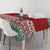 Shaka Sign Skull Mele Kalikimaka Personalized Tablecloth Hawaiian Quilt Pattern - Polynesian Pride