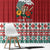 Shaka Sign Skull Mele Kalikimaka Personalized Window Curtain Hawaiian Quilt Pattern - Polynesian Pride