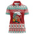 Shaka Sign Skull Mele Kalikimaka Personalized Women Polo Shirt Hawaiian Quilt Pattern - Polynesian Pride