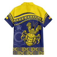 Niue Coconut Crab Family Matching Summer Maxi Dress and Hawaiian Shirt Rock of Polynesia