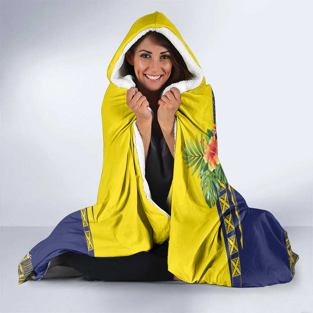 Niue Coconut Crab Hooded Blanket Rock of Polynesia