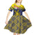 Niue Coconut Crab Kid Short Sleeve Dress Rock of Polynesia