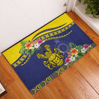 Niue Coconut Crab Rubber Doormat Rock of Polynesia