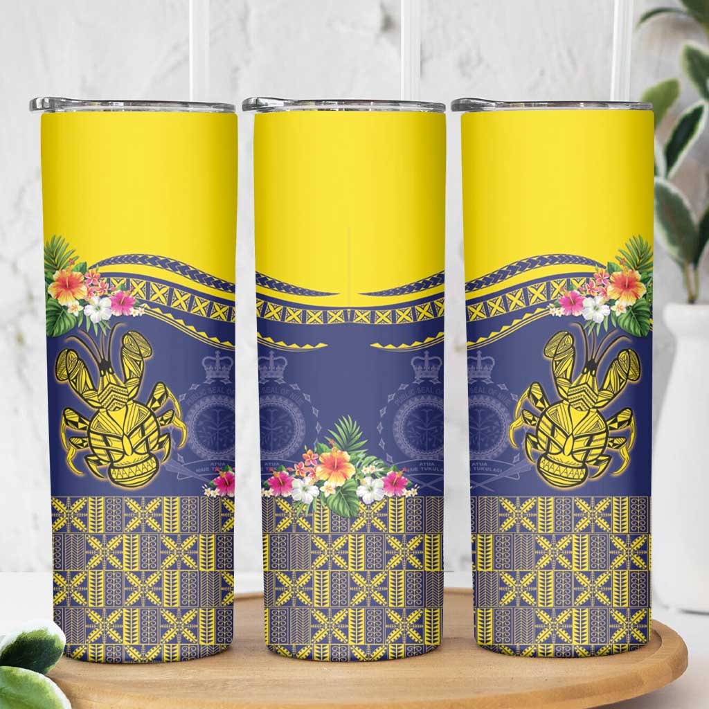 Niue Coconut Crab Skinny Tumbler Rock of Polynesia LT9 - Polynesian Pride