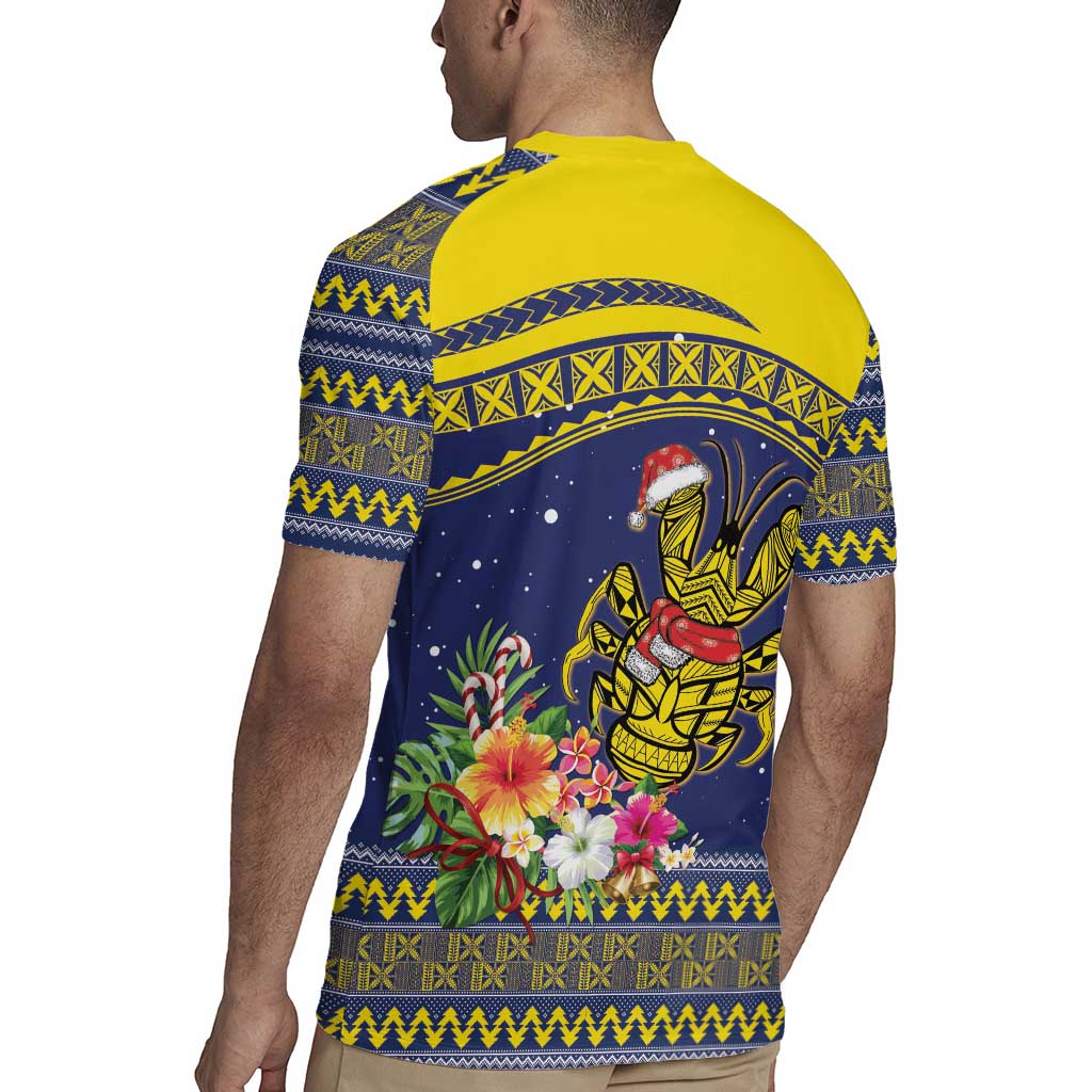 Monuina e Kilisimasi Niue Christmas Rugby Jersey Niuean Tribal Pattern