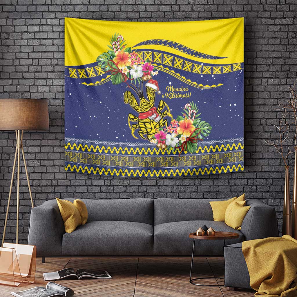 Monuina e Kilisimasi Niue Christmas Tapestry Niuean Tribal Pattern LT9 Gold - Polynesian Pride