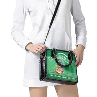 Norfolk Island Pine Tree Christmas Shoulder Handbag Coat of Arm and Polynesian Pattern LT9 - Polynesian Pride