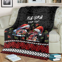 Aotearoa Six Seven Personalized Blanket New Zealand Funny Christmas - Polynesian Pride