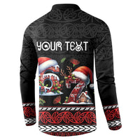 Aotearoa Six Seven Personalized Button Sweatshirt New Zealand Funny Christmas - Polynesian Pride