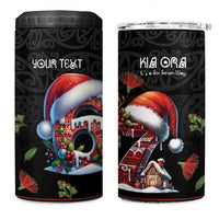 Aotearoa Six Seven Personalized 4 in 1 Can Cooler Tumbler New Zealand Funny Christmas - Polynesian Pride