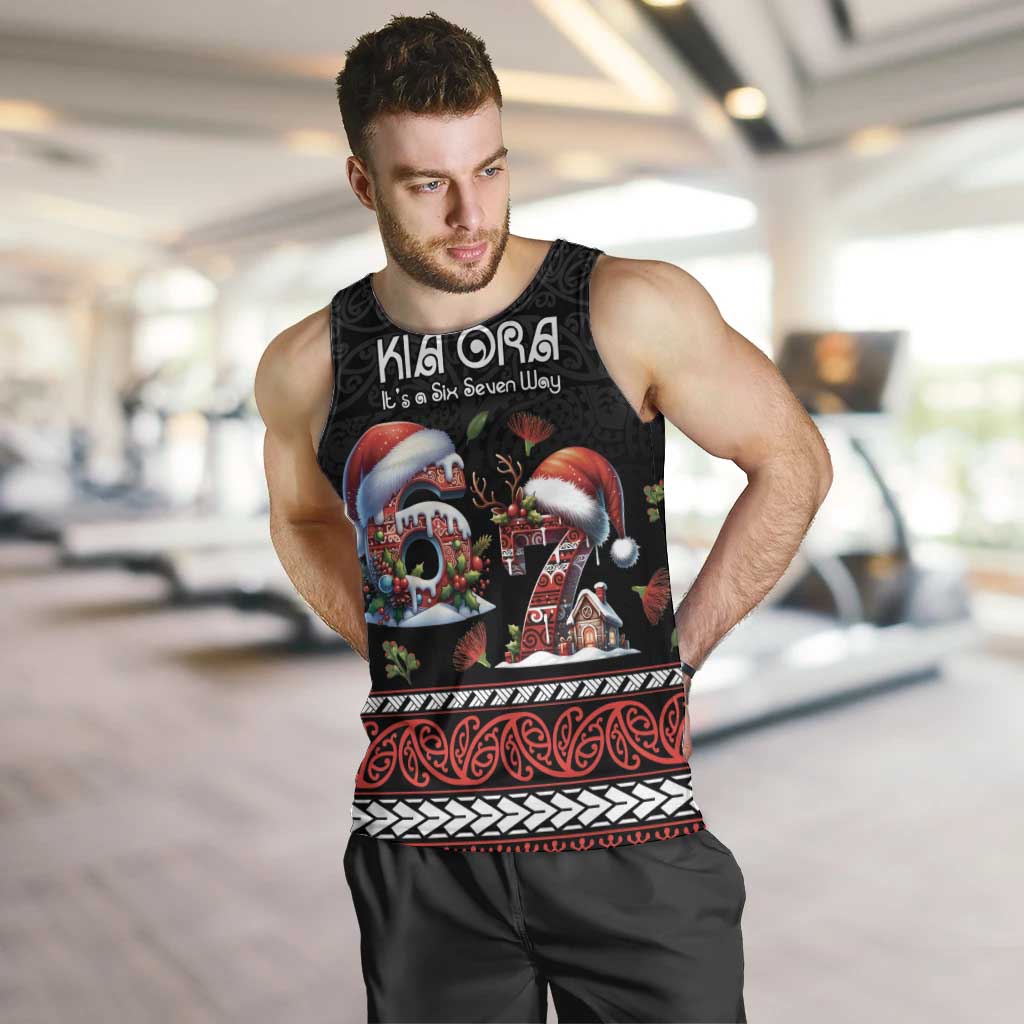Aotearoa Six Seven Personalized Men Tank Top New Zealand Funny Christmas - Polynesian Pride