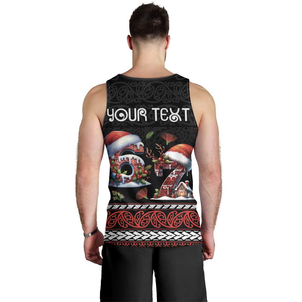Aotearoa Six Seven Personalized Men Tank Top New Zealand Funny Christmas - Polynesian Pride