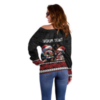 Aotearoa Six Seven Personalized Off Shoulder Sweater New Zealand Funny Christmas LT9 - Polynesian Pride