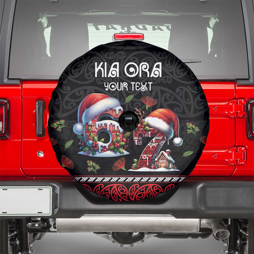 Aotearoa Six Seven Personalized Spare Tire Cover New Zealand Funny Christmas - Polynesian Pride