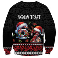 Aotearoa Six Seven Personalized Sweatshirt New Zealand Funny Christmas - Polynesian Pride