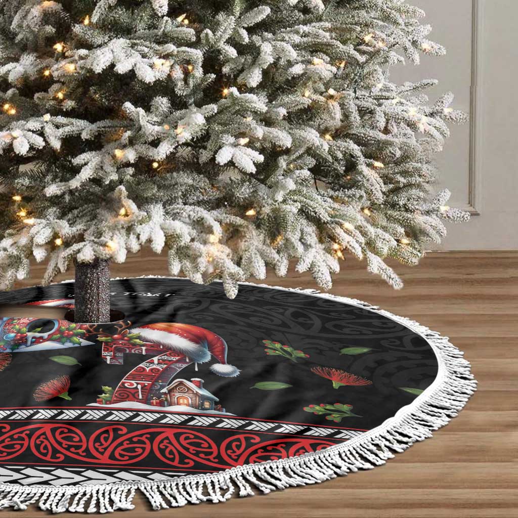 Aotearoa Six Seven Personalized Tree Skirt New Zealand Funny Christmas - Polynesian Pride