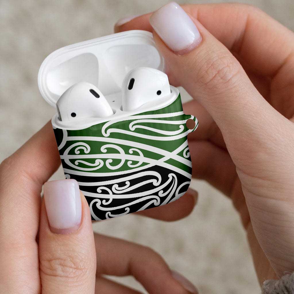 Green Fern New Zealand Kowhai Ngutukak AirPods Case - Polynesian Pride