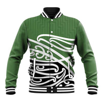 Green Fern New Zealand Kowhai Ngutukak Baseball Jacket - Polynesian Pride