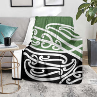 Green Fern New Zealand Kowhai Ngutukak Blanket - Polynesian Pride