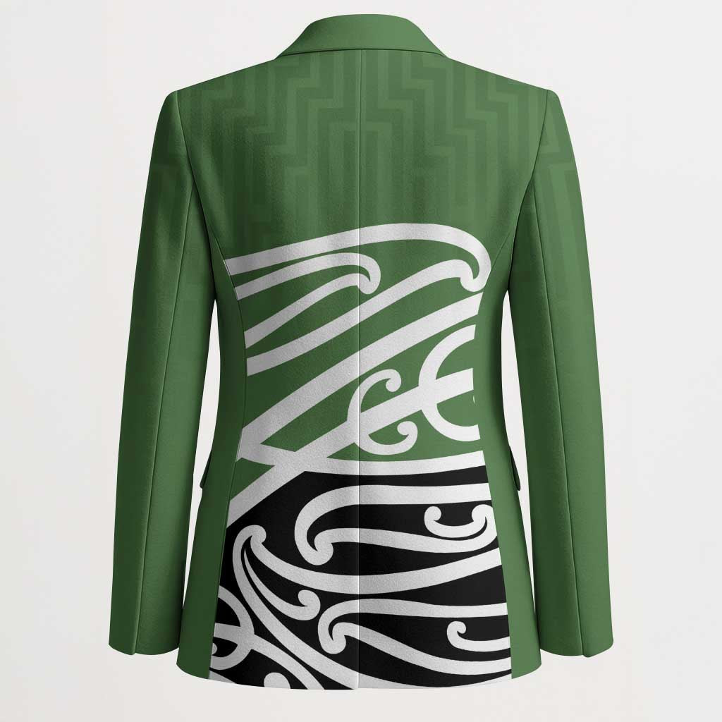 Green Fern New Zealand Kowhai Ngutukak Blazer - Polynesian Pride