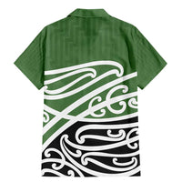 Green Fern New Zealand Kowhai Ngutukak Family Matching Mermaid Dress and Hawaiian Shirt - Polynesian Pride