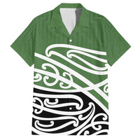 Green Fern New Zealand Kowhai Ngutukak Family Matching Summer Maxi Dress and Hawaiian Shirt - Polynesian Pride