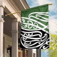 Green Fern New Zealand Kowhai Ngutukak Garden Flag - Polynesian Pride