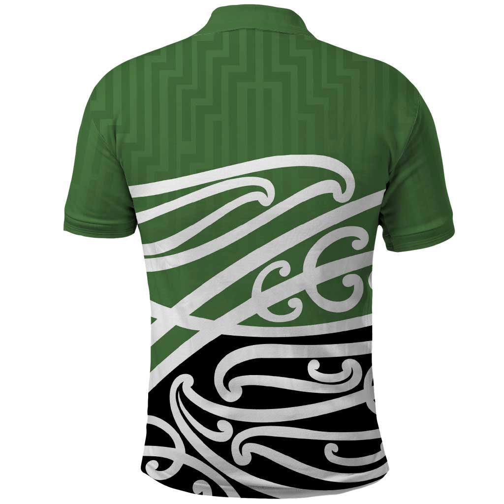 Green Fern New Zealand Kowhai Ngutukak Polo Shirt - Polynesian Pride