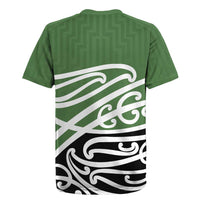 Green Fern New Zealand Kowhai Ngutukak Rugby Jersey LT9 - Polynesian Pride