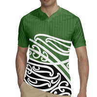 Green Fern New Zealand Kowhai Ngutukak Rugby Jersey LT9 - Polynesian Pride