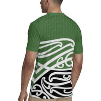 Green Fern New Zealand Kowhai Ngutukak Rugby Jersey LT9 - Polynesian Pride