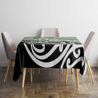 Green Fern New Zealand Kowhai Ngutukak Tablecloth - Polynesian Pride