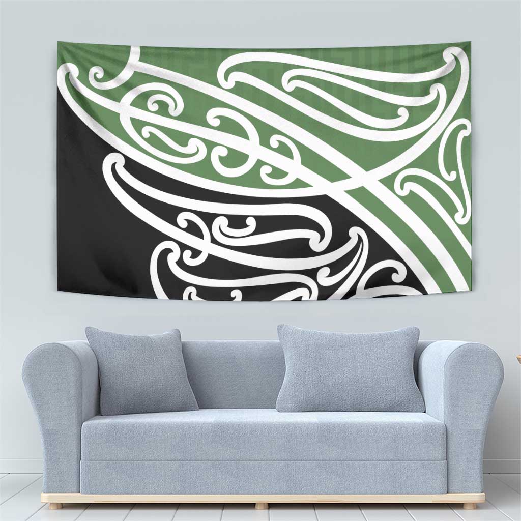 Green Fern New Zealand Kowhai Ngutukak Tapestry - Polynesian Pride