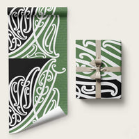 Green Fern New Zealand Kowhai Ngutukak Wrapping Paper - Polynesian Pride