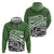 Green Fern New Zealand Kowhai Ngutukak Zip Hoodie - Polynesian Pride