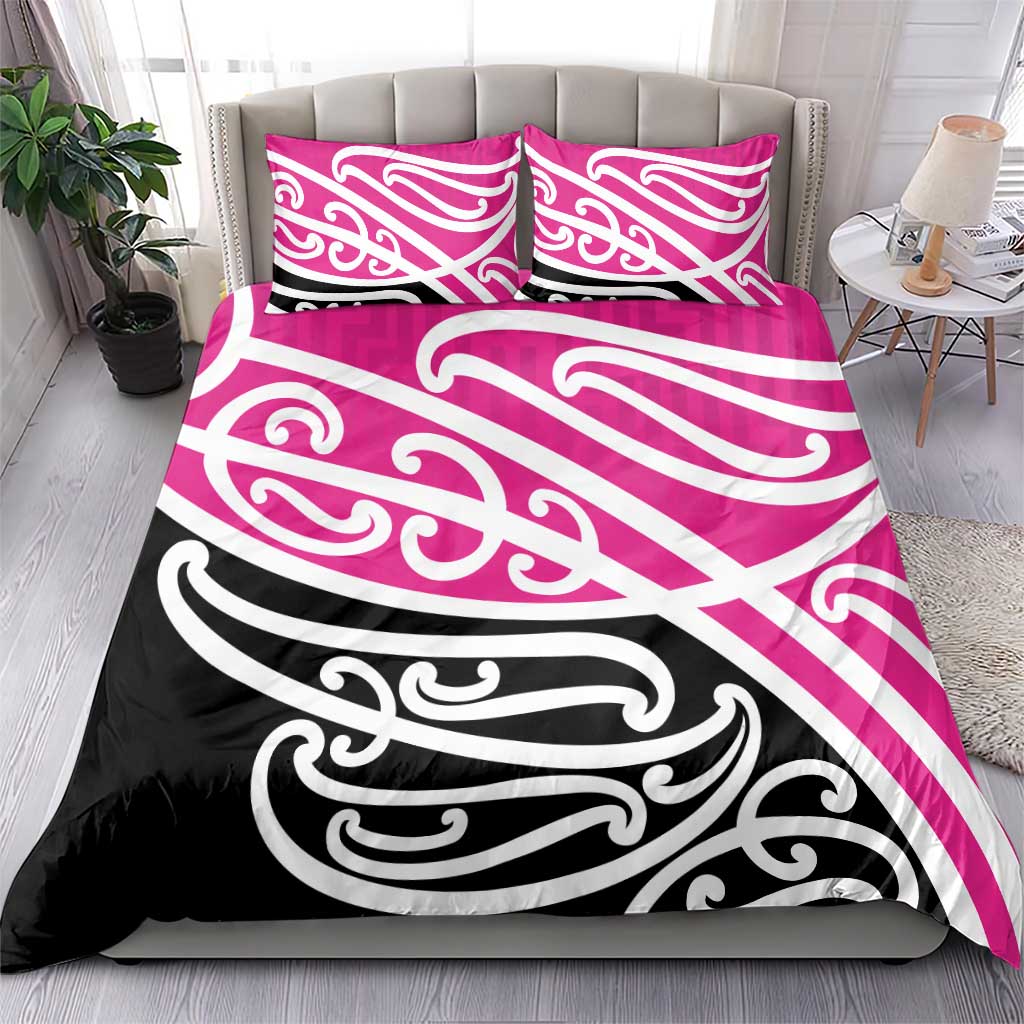 All Pink New Zealand Kowhai Ngutukak Bedding Set - Polynesian Pride