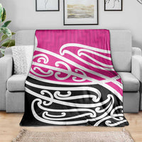 All Pink New Zealand Kowhai Ngutukak Blanket - Polynesian Pride