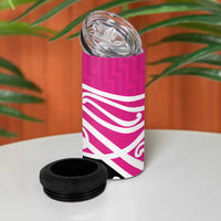 All Pink New Zealand Kowhai Ngutukak 4 in 1 Can Cooler Tumbler - Polynesian Pride
