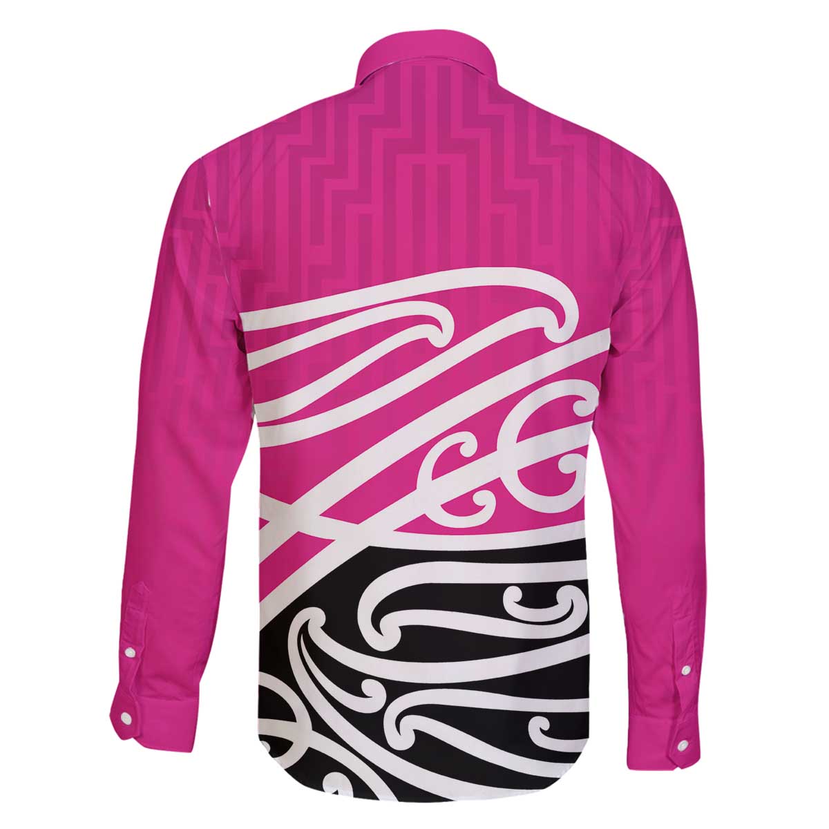 All Pink New Zealand Kowhai Ngutukak Family Matching Off The Shoulder Long Sleeve Dress and Hawaiian Shirt - Polynesian Pride