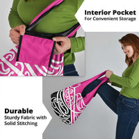 All Pink New Zealand Kowhai Ngutukak Grocery Bag - Polynesian Pride