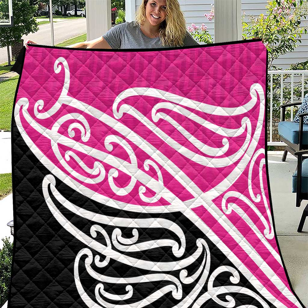 All Pink New Zealand Kowhai Ngutukak Quilt LT9 Pink - Polynesian Pride