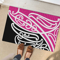 All Pink New Zealand Kowhai Ngutukak Rubber Doormat - Polynesian Pride