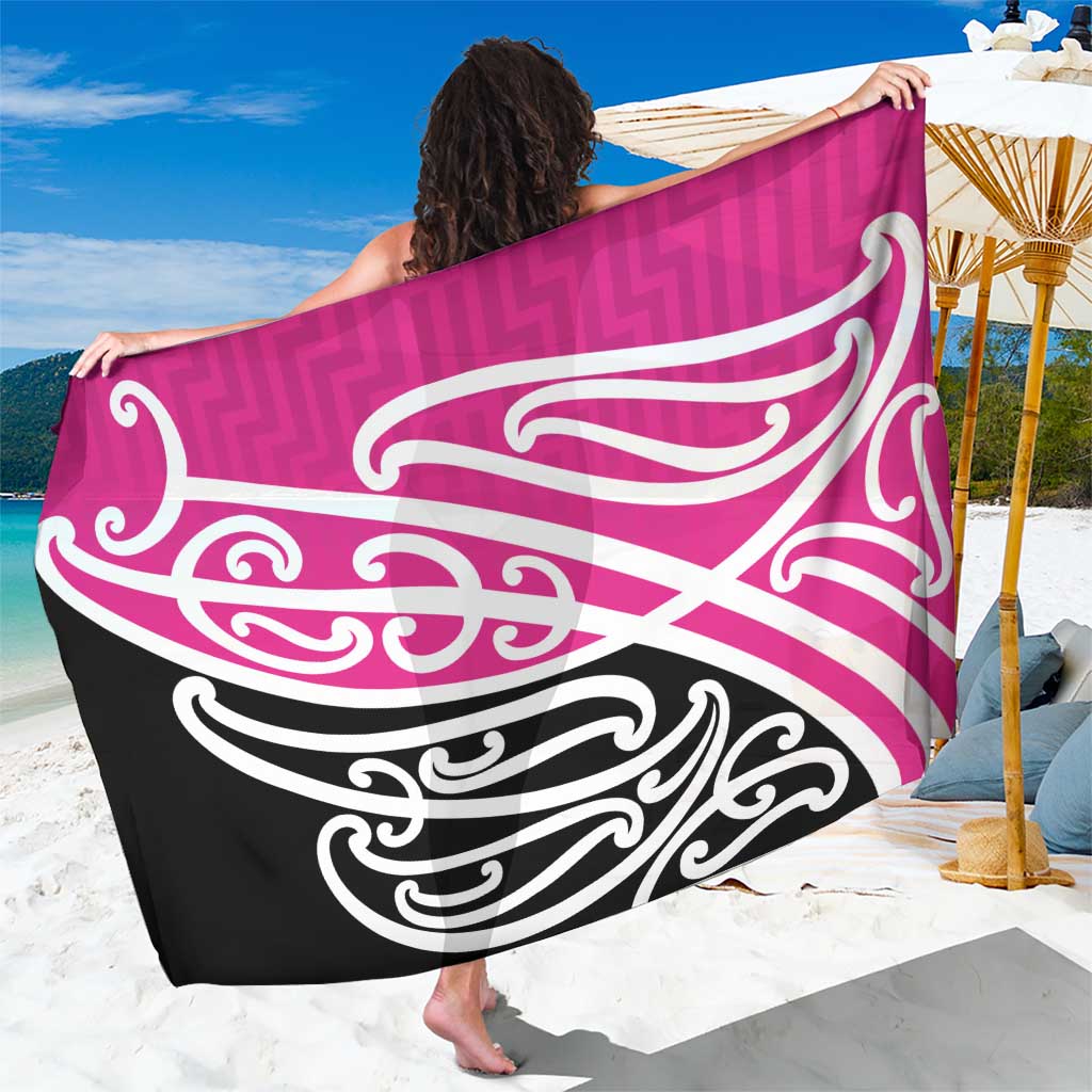 All Pink New Zealand Kowhai Ngutukak Sarong LT9 One Size 44 x 66 inches Pink - Polynesian Pride
