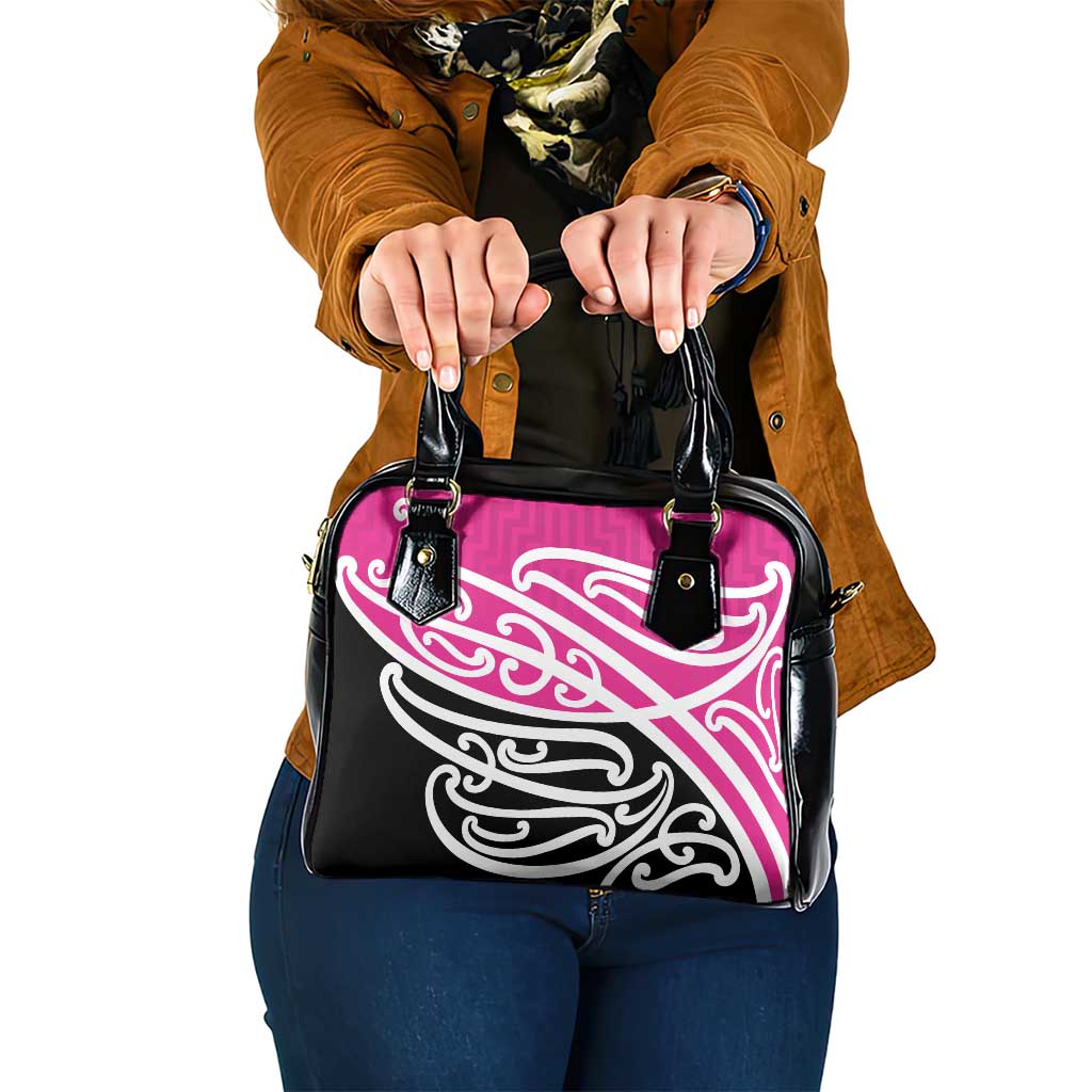All Pink New Zealand Kowhai Ngutukak Shoulder Handbag LT9 One Size Pink - Polynesian Pride