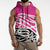 All Pink New Zealand Kowhai Ngutukak Sleeveless Zip Hoodie - Polynesian Pride