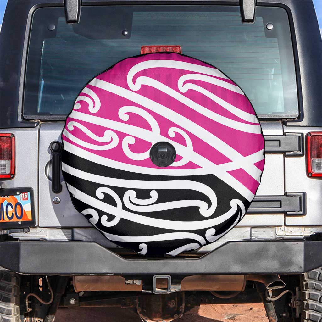 All Pink New Zealand Kowhai Ngutukak Spare Tire Cover LT9 Pink - Polynesian Pride